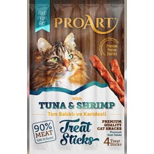 Proart Ton Balıklı ve Karidesli Yetişkin Kedi Ödül Çubuğu