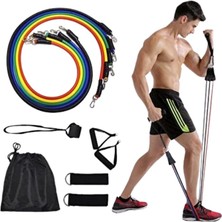 Renas Store Evde Spor Için Çok Amaçlı Direnç Lastiği Antrenman Seti 11 Parça