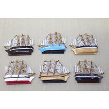 Renas Store Ahşap Gemi Magnet ALK3455