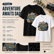 Tişört Kodu Adventure Awaits Dad Erkek Regular Fit Tişört