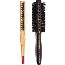 Renas Store Liva 408&AMP; 690 Profesyonel Yanmaz Set Topuz  Fırçası-2'li