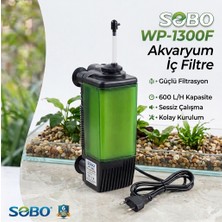 Sobo WP-1300F Akvaryum Iç Filtre (600 L/h)