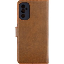 Renas Store Galaxy M52 5g Kılıf Trend S Plus Kapaklı Kılıf - Taba