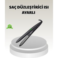 Renas Store Dijital Ekranlı Isı Ayarlı Saç Düzleştirici –  Titanyum Plaka Seyahat Dostu Tasarım