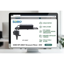 Sobo WP-2880F Akvaryum Tepe Filtresi Sistemi (30W - 1800 L/h)