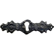Renas Store Antika Tarz Dekoratif Pirinç Anahtar Ağızlığı -  28X104MM, Oksit