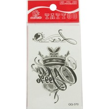 Zero Land Flzdgnkr Çiçek Tattoo Dövme Sticker - Beyaz