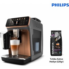 Philips Tam Otomatik Espresso ve Kahve Makinesi, Dokunmatik Ekran, Sütlü Içecek Seçenekleri, Güçlü Basınç ve Ev Ofis Için Pratik Kullanım Yüksek Performans, Kompakt Tasarım, Kolay Temizlik ve Keyifli Günlük