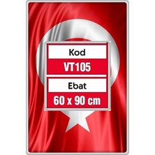 TAN EXPRESS Bez Bayrak Türk Bayrağı Alpaka Kumaş 60X90 Cm. 1 Adet (VİDEOLU)