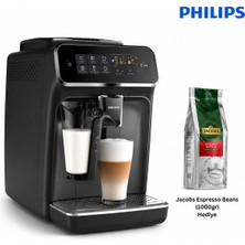 Philips Seramik Öğütücülü Tam Otomatik Kahve Makinesi, Lattego Süt Sistemi, Kişiselleştirilebilir Aroma ve Günlük Kullanım Için Pratik Tasarım Yüksek Performans, Kolay Temizlik ve Keyifli  EP3246/70