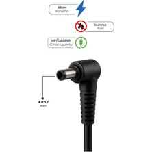 Artcrelier 19V 4.74A 4.0 * 1.7mm 90W Hp / Casper Için Laptop Adaptör