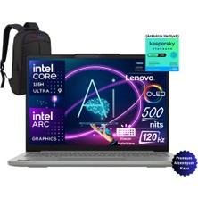 Lenovo Ideapad Slim 5 14IMH10 Intel Core Ultra 9 185H 24GB 1tb SSD 14" 2.8k OLED (2880X1800) Windows 11 Pro 83V6004DTR Taşınabilir Bilgisayar - Webzone Çanta Wz5