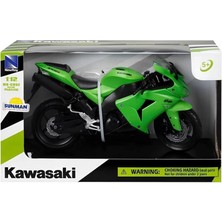 Renas Store Mey Ithalat®  Kawasaki 1/12 ZX-10R 2006 Model Yeşil Motorsiklet