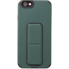 Renas Store Iphone 6 Kılıf Mega Standlı Silikon - Yeşil