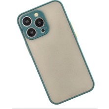Renas Store Iphone 15 Pro Kılıf Montreal Silikon Kapak - Yeşil