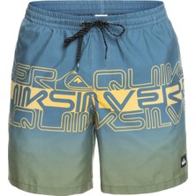Quiksilver Wordblock 17 Jamv Erkek Mavi Volley Short