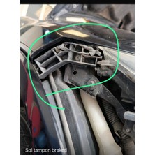 Ada Plastik Honda Civic Type-R Fn2 Tampon Braketi Takım