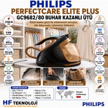 Philips Akıllı Otomatik Buhar Sunan 2700 Watt Gücünde Perfectcare Elite Plus  Buhar Kazanlı Ütü
