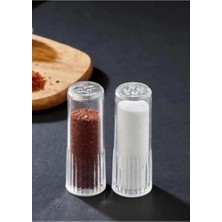 Ata Store 2'li Mika Kristal Tuzluk Biberlik Şefaf ROYALEKS-AMS-033