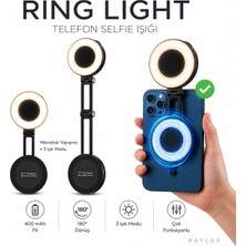 Raylax LED Selfie Ring Light Telefon Selfie Işığı