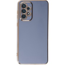 Renas Store Galaxy A73 5g Kılıf Volet Silikon - Mavi