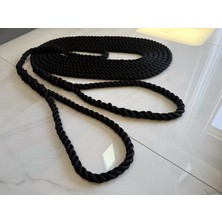 Komandor Marine 20 mm Tekne Şvart Halatı 8,5 Metre - El Örgüsü Gözlü Yüzer Bağlama Halatı