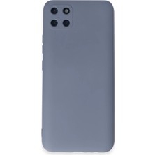 Renas Store Realme C11 Kılıf Nano Içi Kadife Silikon - Gri