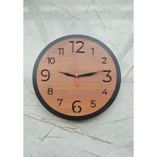 Vef Art Her Eve Saat Wood 30X30