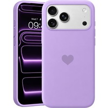 3gen Case iPhone 17 Pro Max Kalp Logolu Lansman Kılıf Içi Kadife Kaplamalı Kamera Yükseltili Silikon Kapak