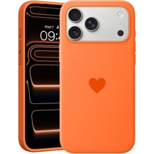 3gen Case iPhone 17 Pro Max Kalp Logolu Lansman Kılıf Içi Kadife Kaplamalı Kamera Yükseltili Silikon Kapak