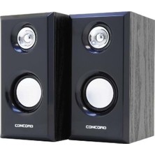 Krl Pc Hoparlör USB 2.0 Ahşap Full -Bass Tizz