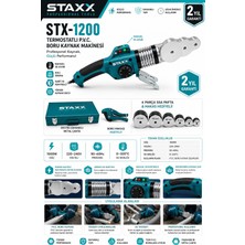 Staxx Power Usta Serisi Pvc Boru Kaynak Makinesi 1000W 20-63MM Tam Set Profesyonel Boru Kaynak Makinesi Ayarlı