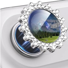 Edelfu iPhone 17 Air - Taşlı Dişli Kamera Koruma Lens Koruyucu Temperli Cam (1'li)