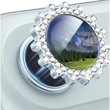 Edelfu iPhone 17 Air - Taşlı Dişli Kamera Koruma Lens Koruyucu Temperli Cam (1'li)