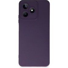 Flzdgnkr Newface Realme C53 Kılıf Nano Içi Kadife Silikon - Mor