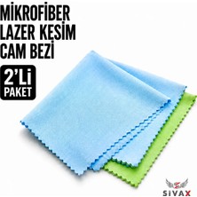 Sivax (40X40)CAM Bezi 2’li Paket İz Bırakmaz Oto Cam Bezi
