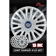 Yonga Oto Aksesuar Ford Mondeo 13 Inç Jant Kapağı 4'lü Set Gümüş + 4 Amblem + 8 Cırt Kelepçe