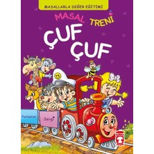 Renas Store Masal Treni Çuf Çuf - Masallarla Değer Eğitimi (Fleksi Cilt)