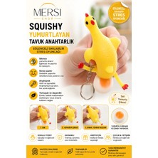 Quishy Tavuk Yumurtlayan Anahtarlık Eşya Süs Çanta Fermuar Aksesusar Hediyelik Eşya