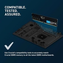 Senka Crucial 16GB Ddr5 5600MHZ CL46 Pc Ram CT16G56C46U5 (1.1V)