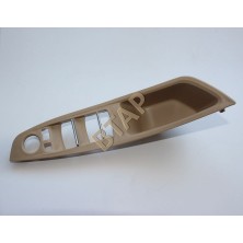 Btap F10 F10LCI Cam Düğme Çerçevesi Ön Sol Bej 51417225875