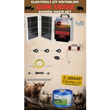 Puhu Ahanda Compact Çit Cihazı Hazır Kurulum Seti (15000 Volt Cihazlı)