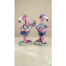 Gardenya Flamingo Melodisi – Dekoratif Polyester Biblo Seti (2’li)