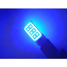Dnz T10 Dipsiz LED Ampul (4ADET Fiyatı) (Angel) Mavi 12V T10 Park, Sinyal, Plaka Ampulu