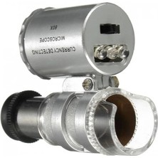 Senka Iphone5 Için Uyumlu Kapaklı Lens Mikroskop Taşınabilir Mini Cep Boyutu LED Mikroskop NO.9882IP5II