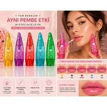 Seçkin Ph Etkili Aloe Vera Lip Oil – Renk Değiştiren Nemlendirici Parlak Dudak Yağı (Doğal Pembe Etki)