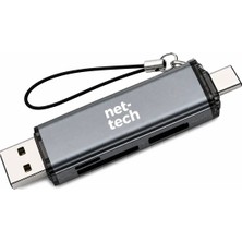 Boğazören USB Type-C Sd Kart Okuyucu Ios & Android Uyumlu USB Flash Bellek Otg Adaptör(✔ Sd & USB Flash Bellek Desteği ✔ Tak & Çalıştır (Plug & Play) ✔ Kompakt & Taşınabilir Tasarım ✔ Hızlı Veri Aktarımı