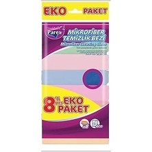 Uravas Store Parex Mikrofiber Temizlik Bezi 8'li
