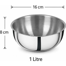 Özbir Çelik Mayonez Kabı ; 16 Cm.