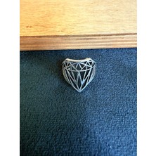 Aida Jewelss 925 Ayar Gümüş Kaplama  Işçilikli Tasarım Yüzük Ayarlanabilir Ölçü